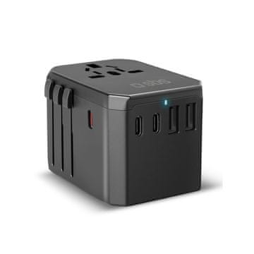 SBS SBS univerzalni GaN putni adapter 70W (crni)