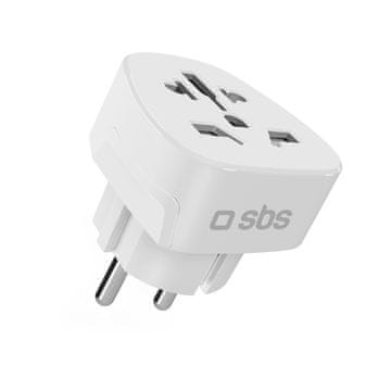 SBS SBS Schuko/EU putni adapter (bijeli)