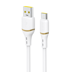 DUDAO Dudao L25T USB-A - USB-C silikonski kabel 5A 1m - bijeli