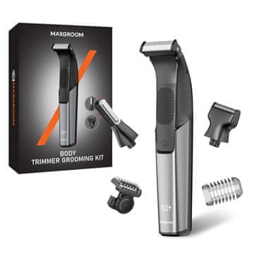 MAXGROOM Višenamjenski trimer MAXGROOM JK-319 s magnetskim vrhovima, crni