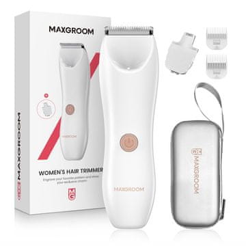 MAXGROOM 2u1 ženski trimer za tijelo i lice MAXGROOM RFCD-9082, bijeli