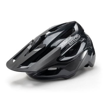 ROCKBROS MTB kaciga Rockbros LK-99 s podesivim vizirom i magnetskim zatvaračem, 58-62 cm, crna