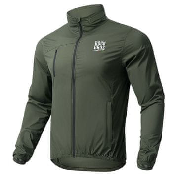 ROCKBROS Muška biciklistička vjetrovka Rockbros TLWT002, crna, L