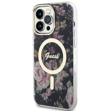 Guess Guess Futrola Za Iphone 14 Pro Max 6.7 Za Magsafe Cvijet Tvrda Futrola