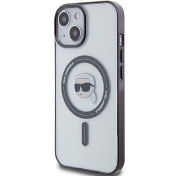 Karl Lagerfeld Karl Lagerfeld Prozirna Futrola Za Iphone 15 Plus 6.7 Karlova Glava