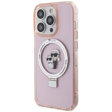 Karl Lagerfeld Karl Lagerfeld Futrola S Postavom Za Prsten Za Iphone 15 Pro Max 6.7 Za Magsafe
