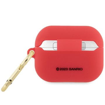 HELLO KITTY Silikonska Futrola Hello Kitty Za Airpods Pro 3D Mačja Glava Fuksija