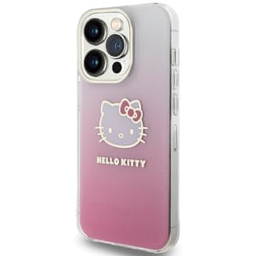 HELLO KITTY Hello Kitty Tvrda Futrola S Gradijentnim Satom Za Iphone 14 Pro 6.1 S Temom Mačke