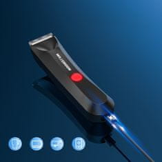 MAXGROOM Višenamjenski trimer MAXGROOM RFCD-9087 s LED svjetlom, crni