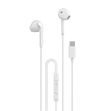 DUDAO Dudao X3C žične USB-C slušalice 1.2m - bijele