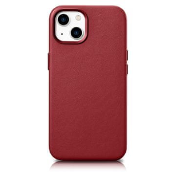 iCARER iCarer kožna maska za iPhone 14 Plus, crvena (kompatibilna s MagSafe)