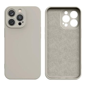 Case Silikonska maska Hurtel za iPhone 14 Plus, bež