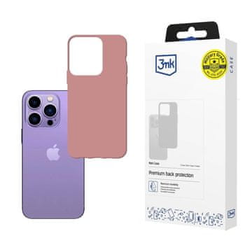 Case 3mk Matt Case maska za iPhone 14 Pro Max - roza