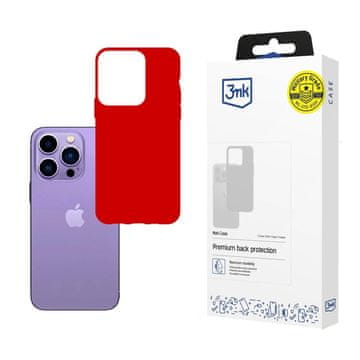 Case 3mk Matt Case maska za iPhone 14 Pro Max - crvena