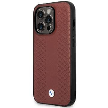 Bmw Bmw Futrola Za Iphone 14 Pro 6.1 Za Magsafe Kožna Futrola S Dijamantnim Uzorkom
