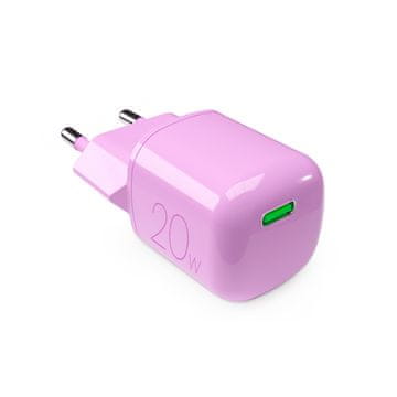 Puro Puro 20W GaN USB-C zidni punjač - rozi