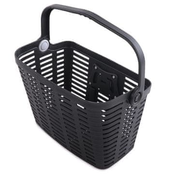 WOZINSKY Wozinsky WKR-PK Plastična košara za bicikl na volan, crna