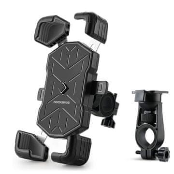 ROCKBROS Rockbros HW-117 držač za mobitel s kopčom na upravljaču, crno-sivi