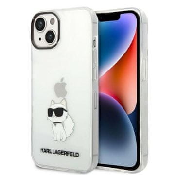 Karl Lagerfeld Karl Lagerfeld Ikonik Choupette futrola za iPhone 14 Plus - prozirna
