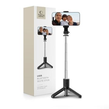 Tech-protect Tech-Protect L02S Bluetooth selfie štap s stativom do 72cm - crni
