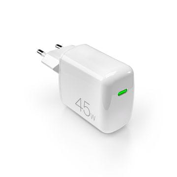 Puro Puro Super Mini 45W PD GaN USB-C zidni punjač, bijeli