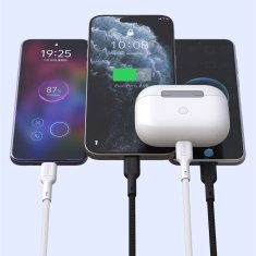 DUDAO Dudao L9C 65W USB-C - USB-C 1m kabel, crni