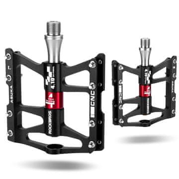 ROCKBROS Rockbros JT410 4 ležaja aluminijski biciklistički pedali - crni