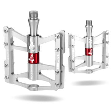 ROCKBROS Rockbros JT410 4 ležaja aluminijski biciklistički pedali - srebrni