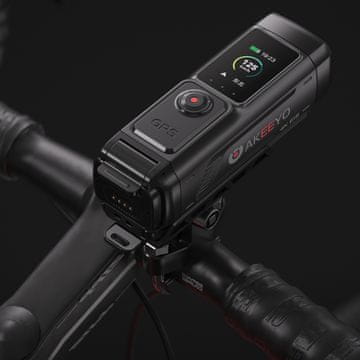 slomart AKEEYO 730Pro 4K video rekorder za upravljač Sportska kamera za bicikle i motocikle - crna