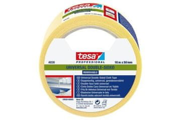 Tesa Dvostrana traka Double-sided adhesive tape 4939, 10 m x 50 mm, removable, white