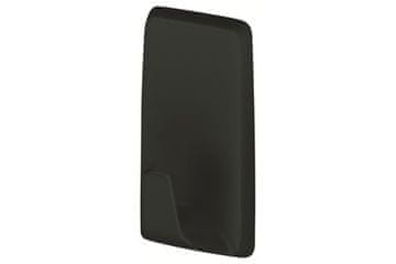 Tesa Kuka za ljepilo Adhesive hook, rectangular, large, black, Powerstrips
