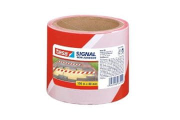 Tesa Upozoravajuća traka Tape, warning, barrier, non-adhesive, 100 m x 80 mm