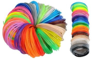 Northix PLA 3D filamenti - set 30 kom x 5 m