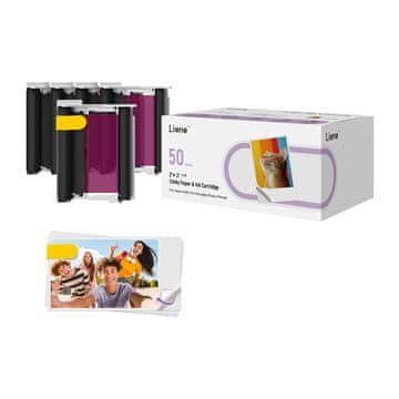 2x3 Liene 2x3" foto papir, 50 listova + 5 ink cartridgea