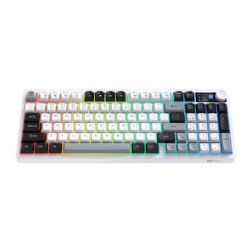 Onikuma MT902 2.4G gamerska tipkovnica, crna/bijela