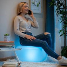 Northix Napuhavajuće sjedalo s višebojnim LED-om i daljinskim upravljačem Pulight InnovaGoods