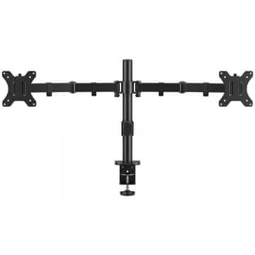 MG FlexArm univerzalni nosač za 2 monitora 10-27'', crni