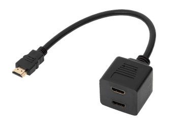 slomart Adapter HDMI (utikač) - 2x HDMI (utičnica) na kabelu 30cm