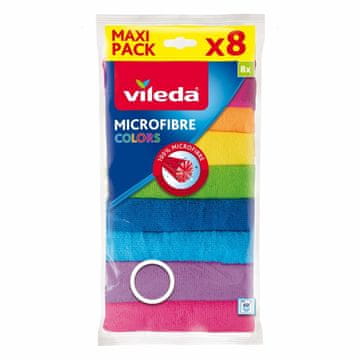 slomart Set 8 Vileda Mikrofibra Colors krpa