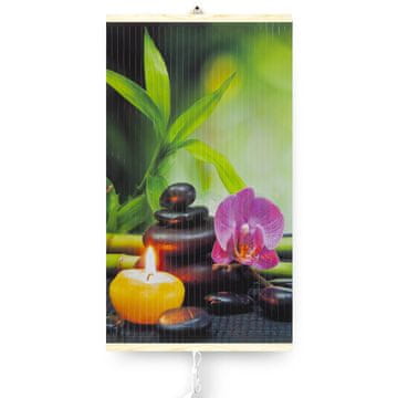 slomart TRIO infracrveni grijač, fleksibilna ploča 430W, uzorak 'harmonia', 100x57cm s regulatorom
