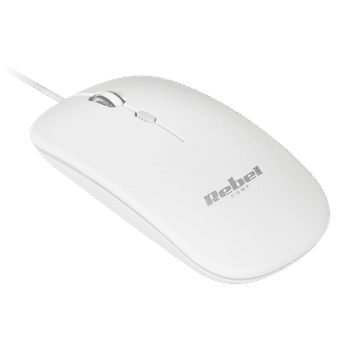 slomart Rebel WDM210 žični miš, bijeli