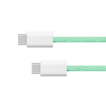 slomart Kruger&Matz BASIC USB-C na USB-C kabel 100W, 1m, zeleni