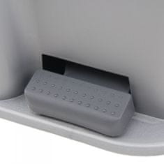 slomart Kanta za odvajanje otpada Curver Duo Pedalbin, 21L, siva
