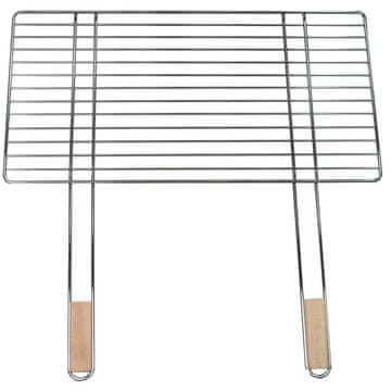 slomart Rešetka za roštilj Master Grill, 58 x 30 cm, kromirani čelik