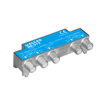 slomart ALCAD ME-213 dvostruki multiplekser TV/SAT, 5-2400MHz