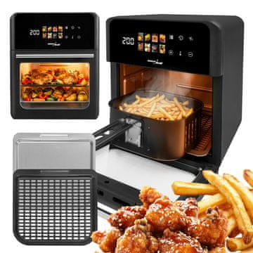 slomart GreenBlue GB950 friteza na vrući zrak 1800W, 10L, 8 programa