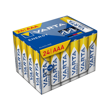 slomart Alkalne baterije Varta LR03 (AAA) Energy, 24 komada