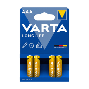 slomart Baterija Varta Longlife LR03 AAA, 4 komada