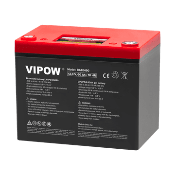 slomart Vipow Akumulator LiFePO4 60Ah z BMS