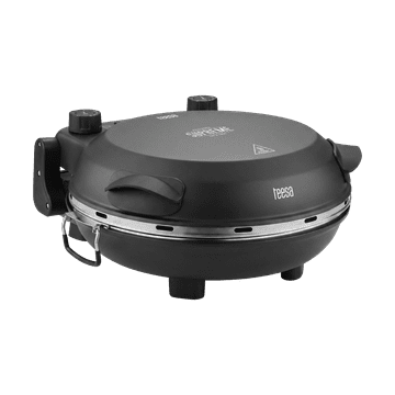 slomart Teesa SUPREME FUN pećnica za pizzu, 1200W, 400°C, crna